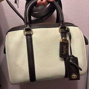 Coach ruby 25 satchel crossbody Chalk
